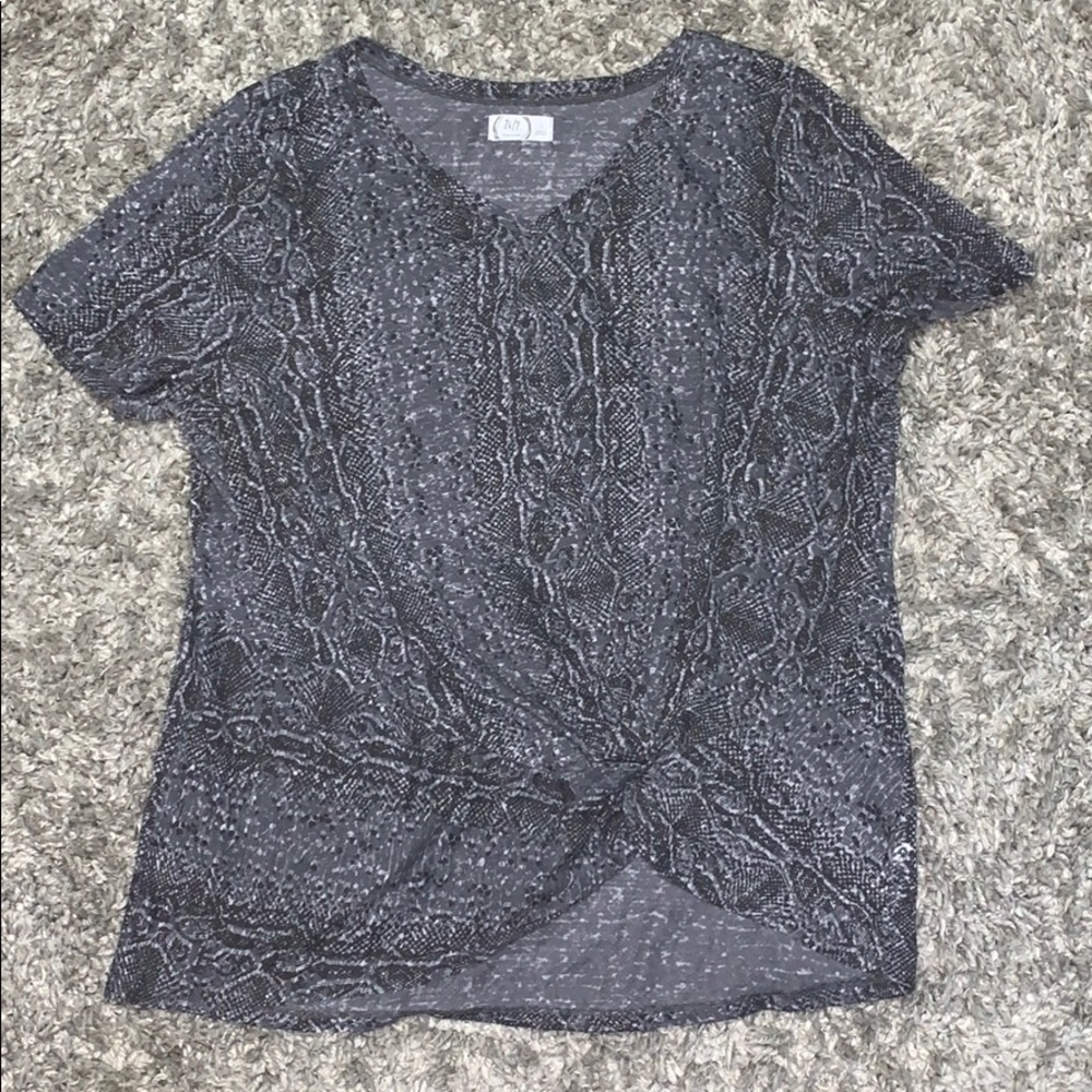 Snakeskin Print T-shirt